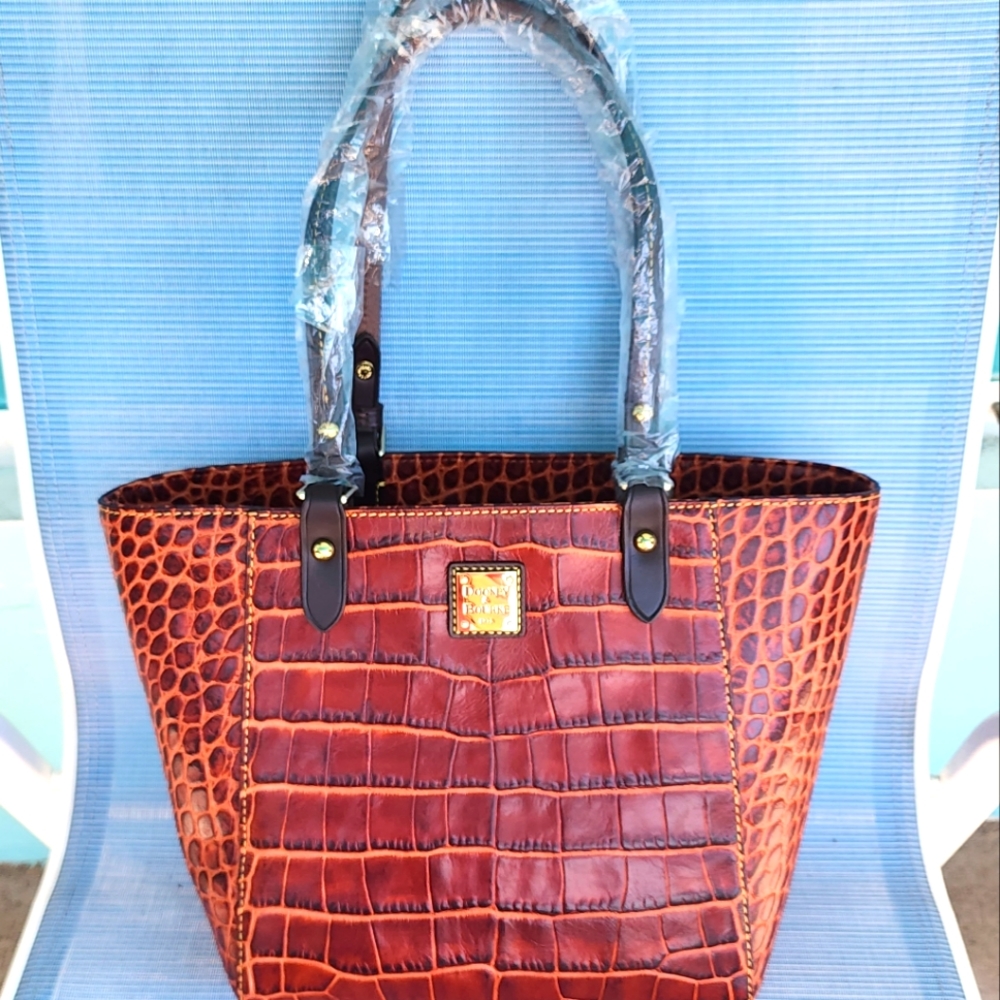 Dooney&Bourke Croco Fino Janie Tote